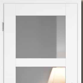 Interiérové dvere ClassicLine Virginia 3 s 3 presklenými poliami Dekor biely lak